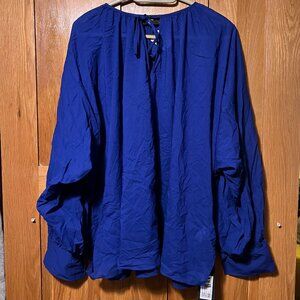 JOSEPH - SILK BLEND OVERSIZED BLOUSE - 8 (40)